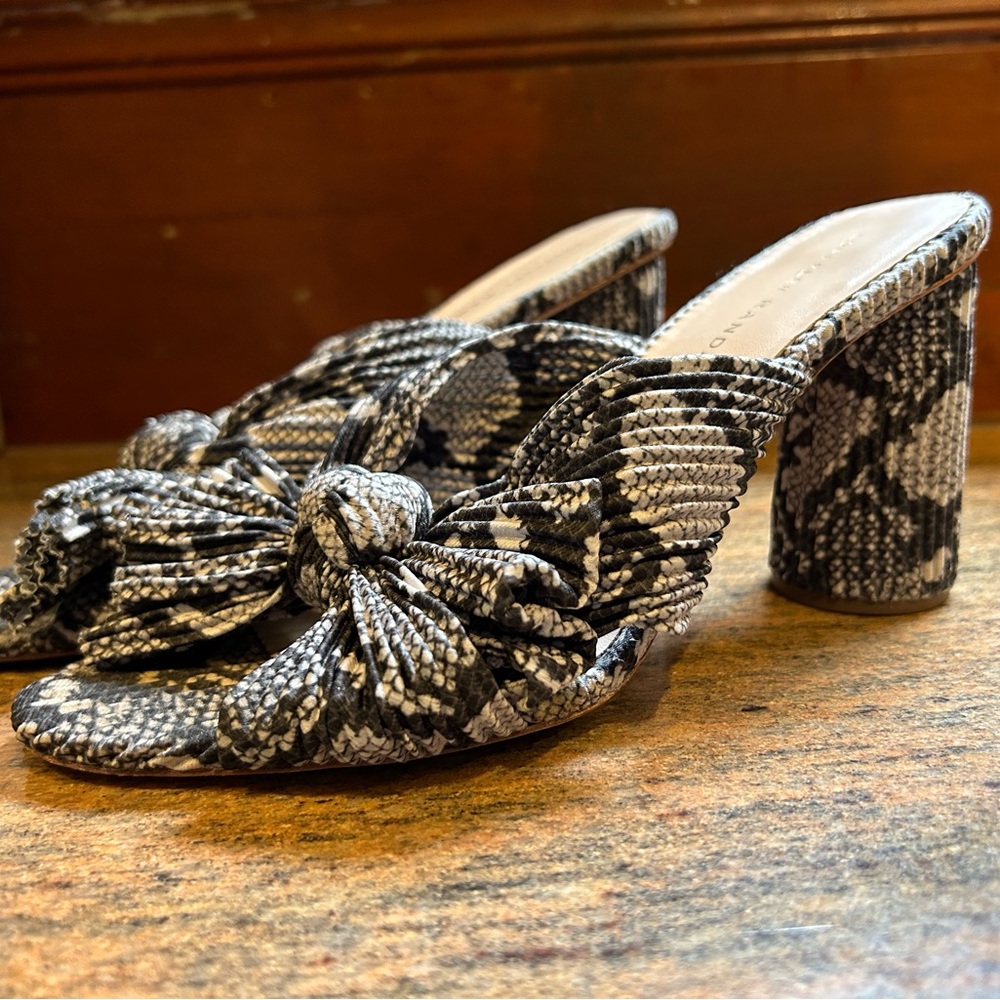 COPY - Loeffler Randall Penny heel in snake print
